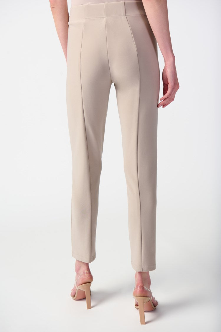 Silky Knit Slim-Fit Pull-On Pants