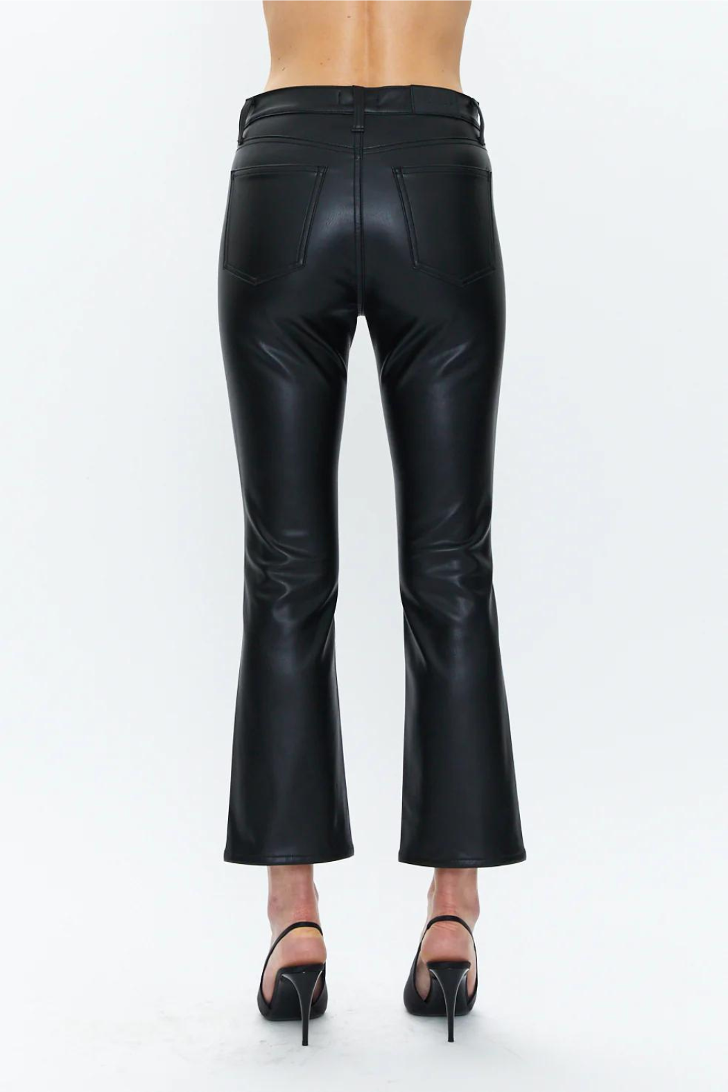 "Lennon" Boot Leg Leather Pant