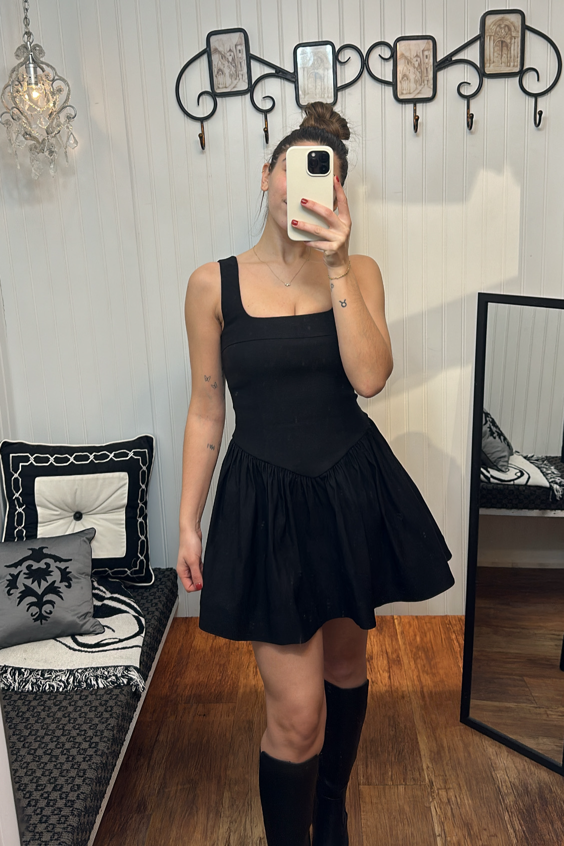 Sleeveless Mini Bubble Dress