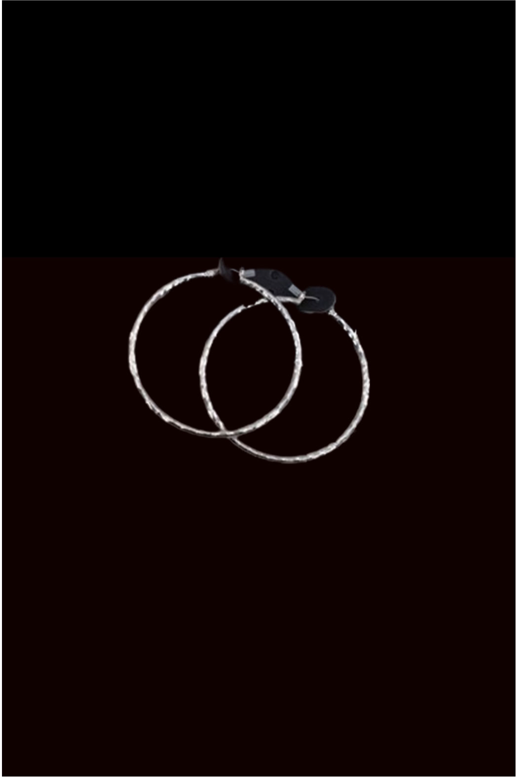 Silver Luxe Hoop Earrings