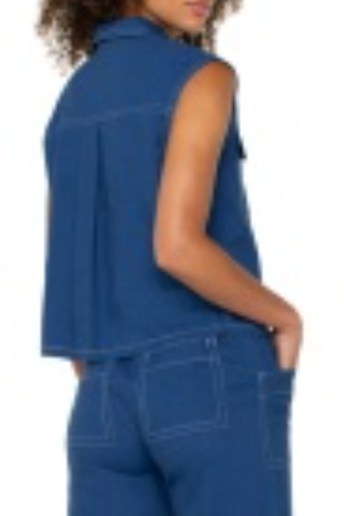 Sleeveless Cargo Shirt