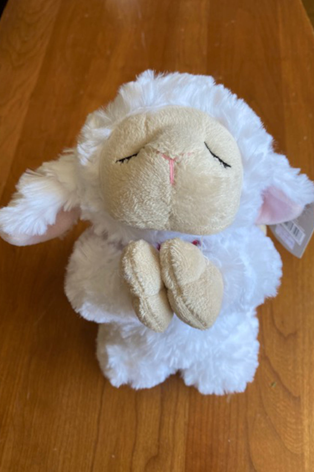 Singing lamb stuffed animal