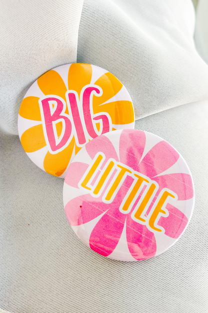 "Big/Little" Button