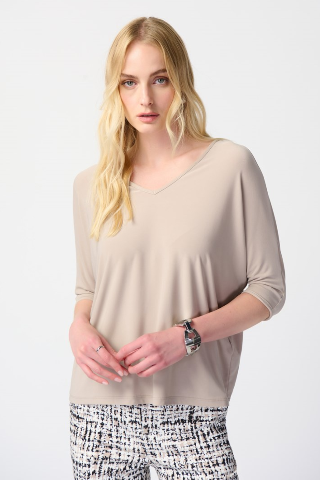 Silky Knit Reversible Boxy Top