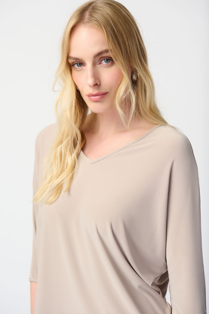 Silky Knit Reversible Boxy Top