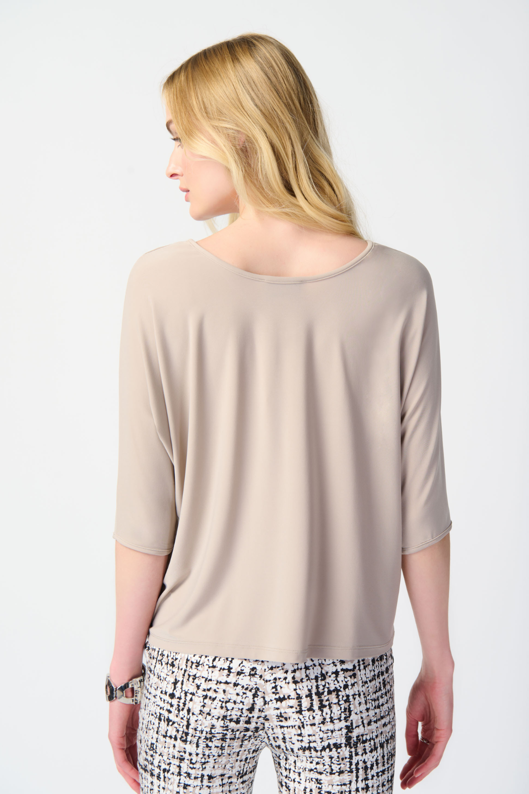 Silky Knit Reversible Boxy Top