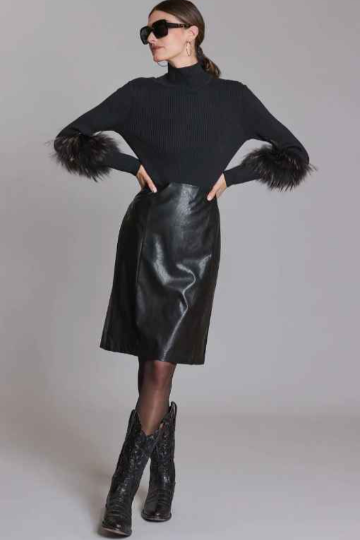 Skyler Pleather Skirt