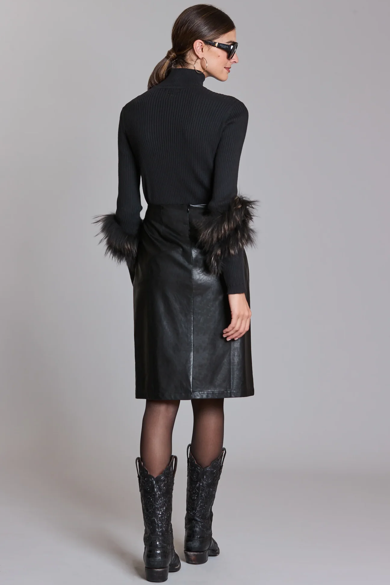 Skyler Pleather Skirt