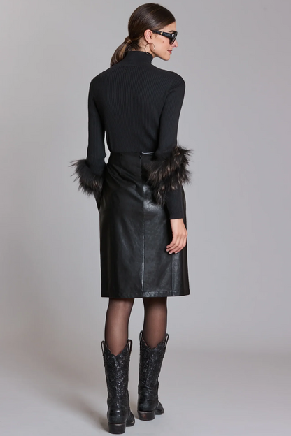 Skyler Pleather Skirt