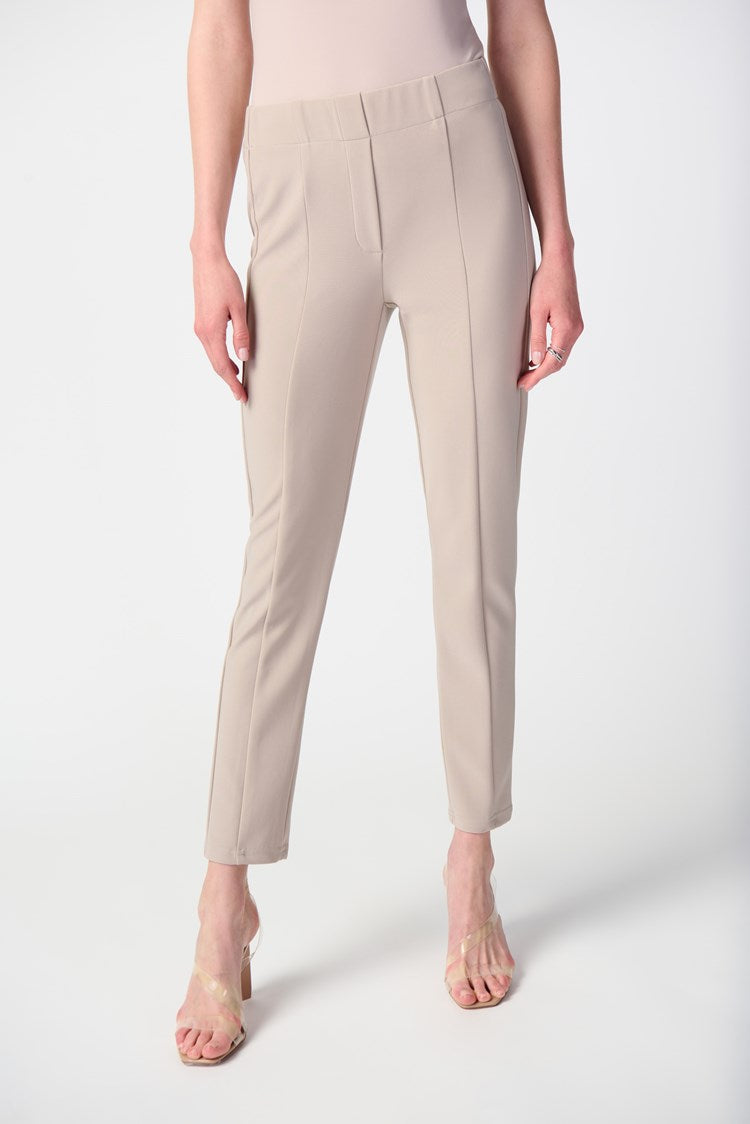 Silky Knit Slim-Fit Pull-On Pants