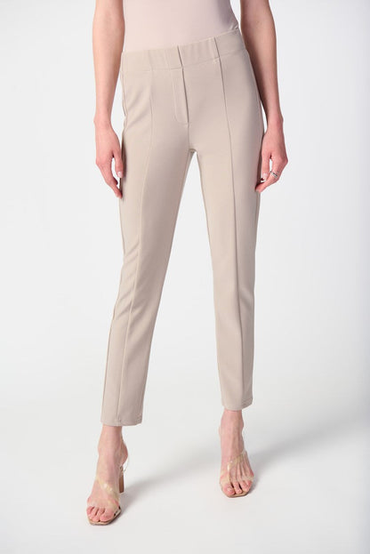 Silky Knit Slim-Fit Pull-On Pants