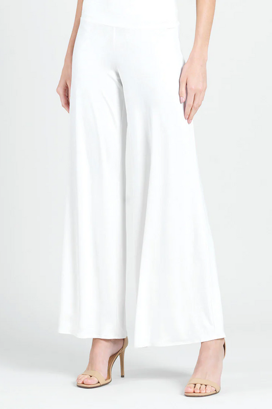 Silky Crushed Knit Palazzo Pant