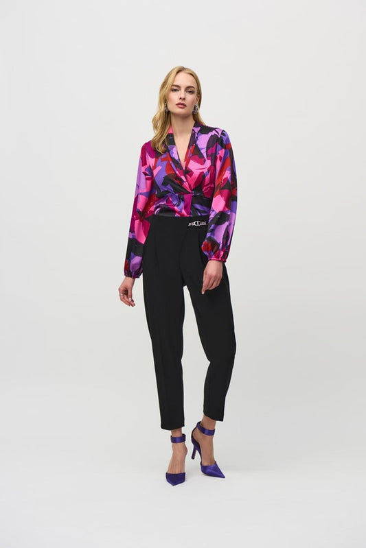 Silky Knit Crop Pull-On Pants