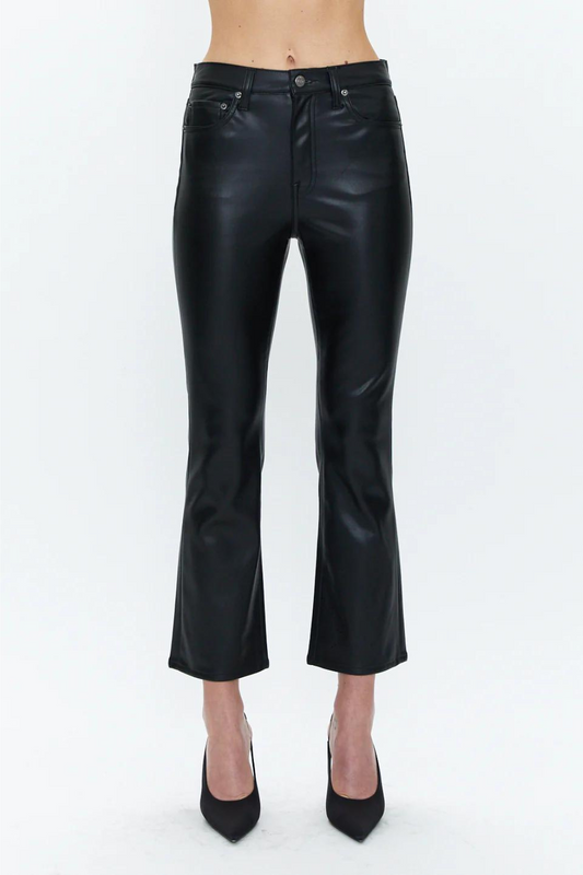 "Lennon" Boot Leg Leather Pant