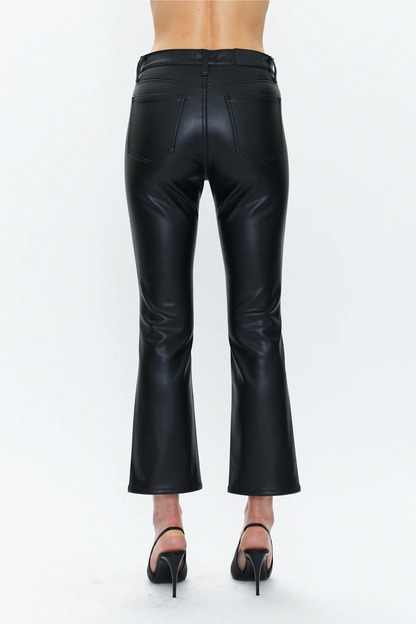 "Lennon" Boot Leg Leather Pant