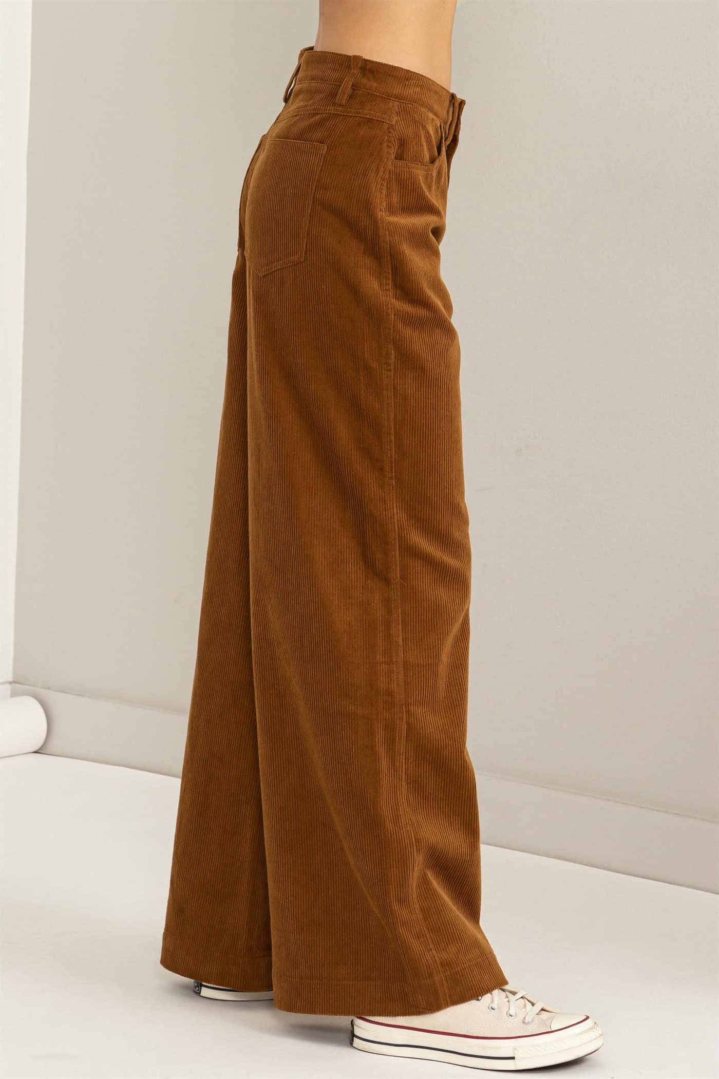 Simply Beautiful Corduroy High Rise Wide Leg Pants