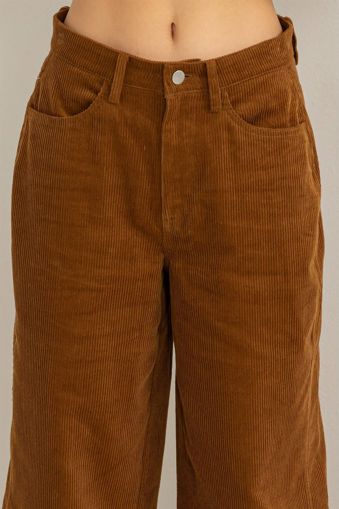 Simply Beautiful Corduroy High Rise Wide Leg Pants
