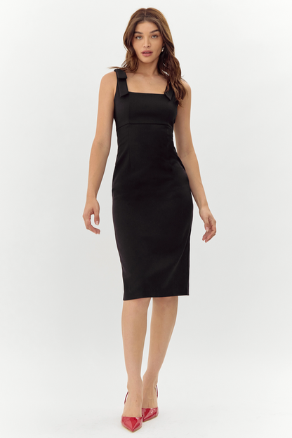 "Karissa" Shoulder Tie Dress