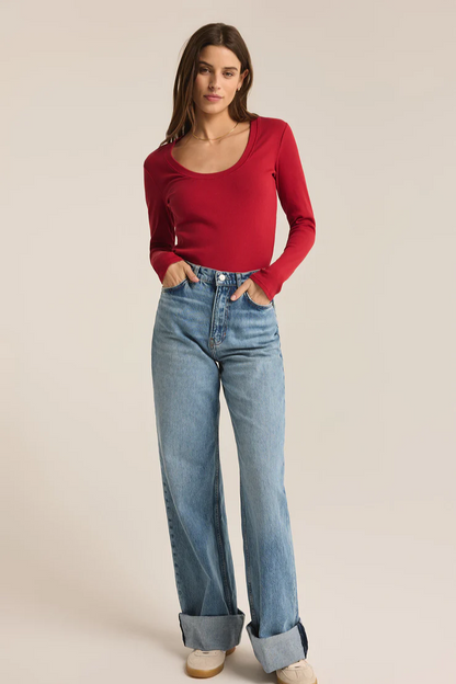 Sirena Rib Long Sleeve Tee