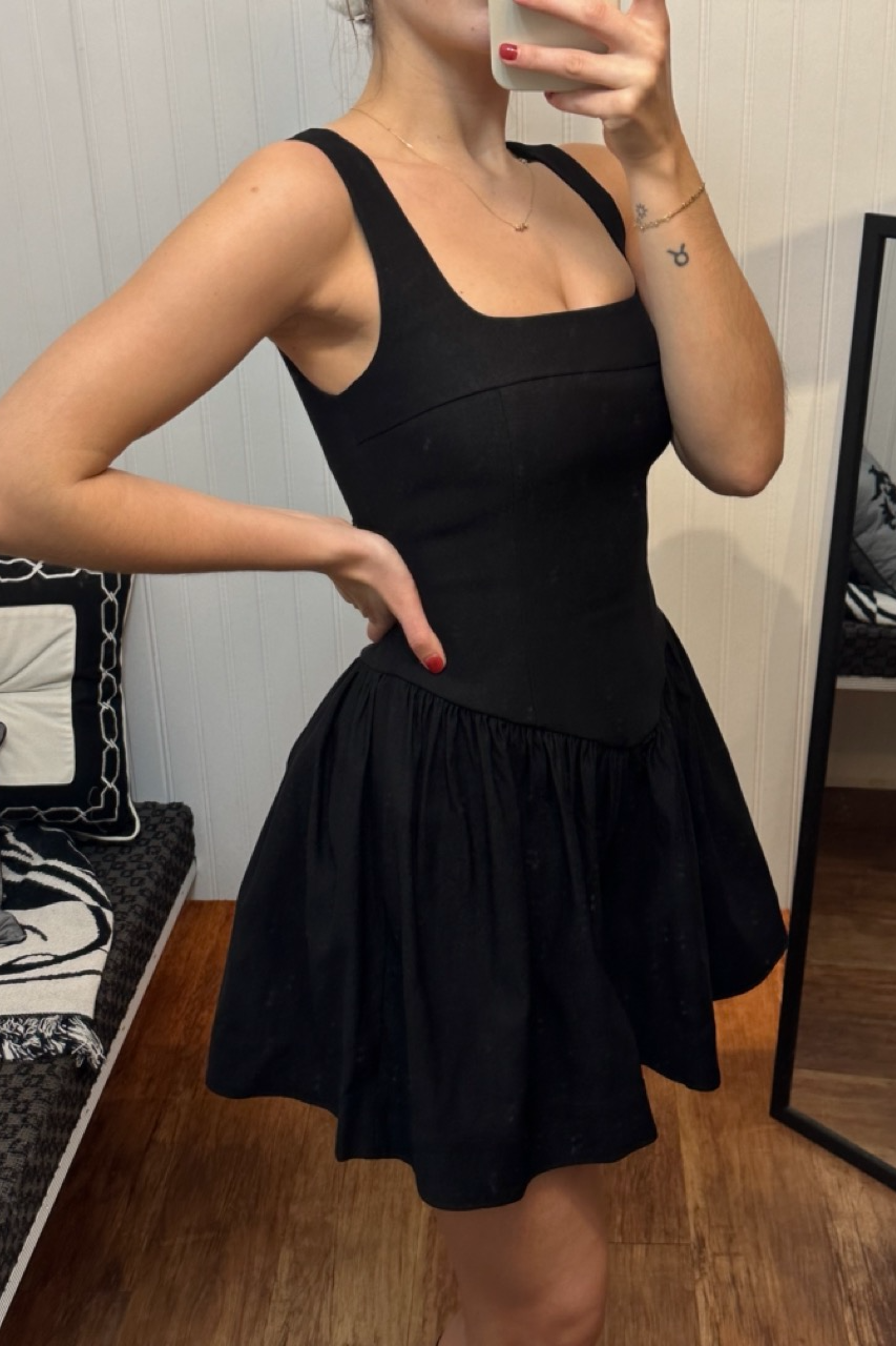 Sleeveless Mini Bubble Dress