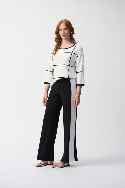 Silky Knit Wide-Leg Pull-On Pants