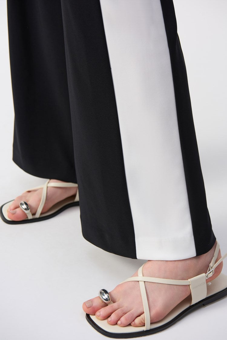 Silky Knit Wide-Leg Pull-On Pants