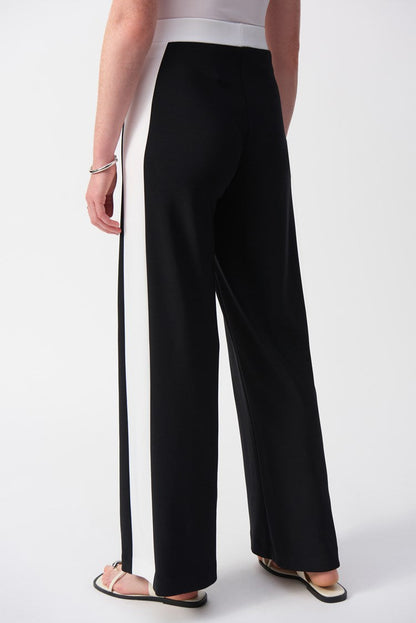 Silky Knit Wide-Leg Pull-On Pants