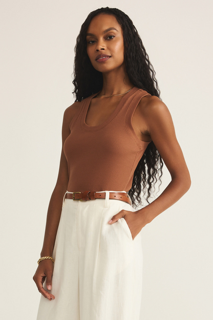Sirena Rib Tank - Teakwood