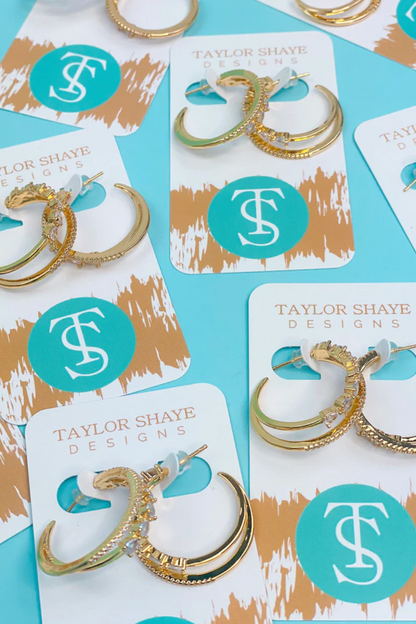 "Eleanor" Hoop Earrings