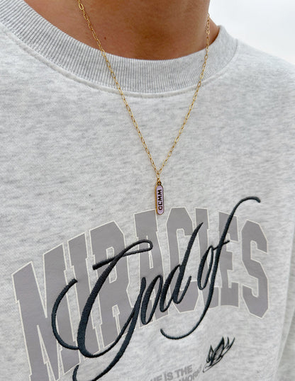 Enamel WWJD Necklace