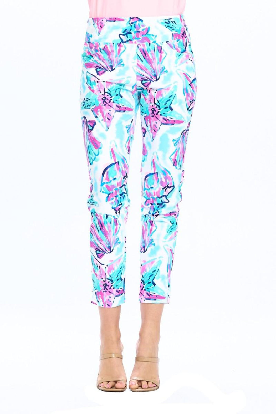 Sky Shells Cropped Legging