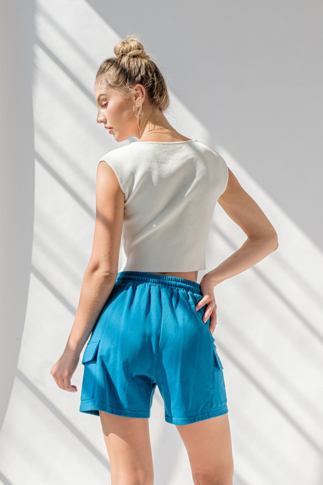 "Avery" Square Neck Ribbed Top