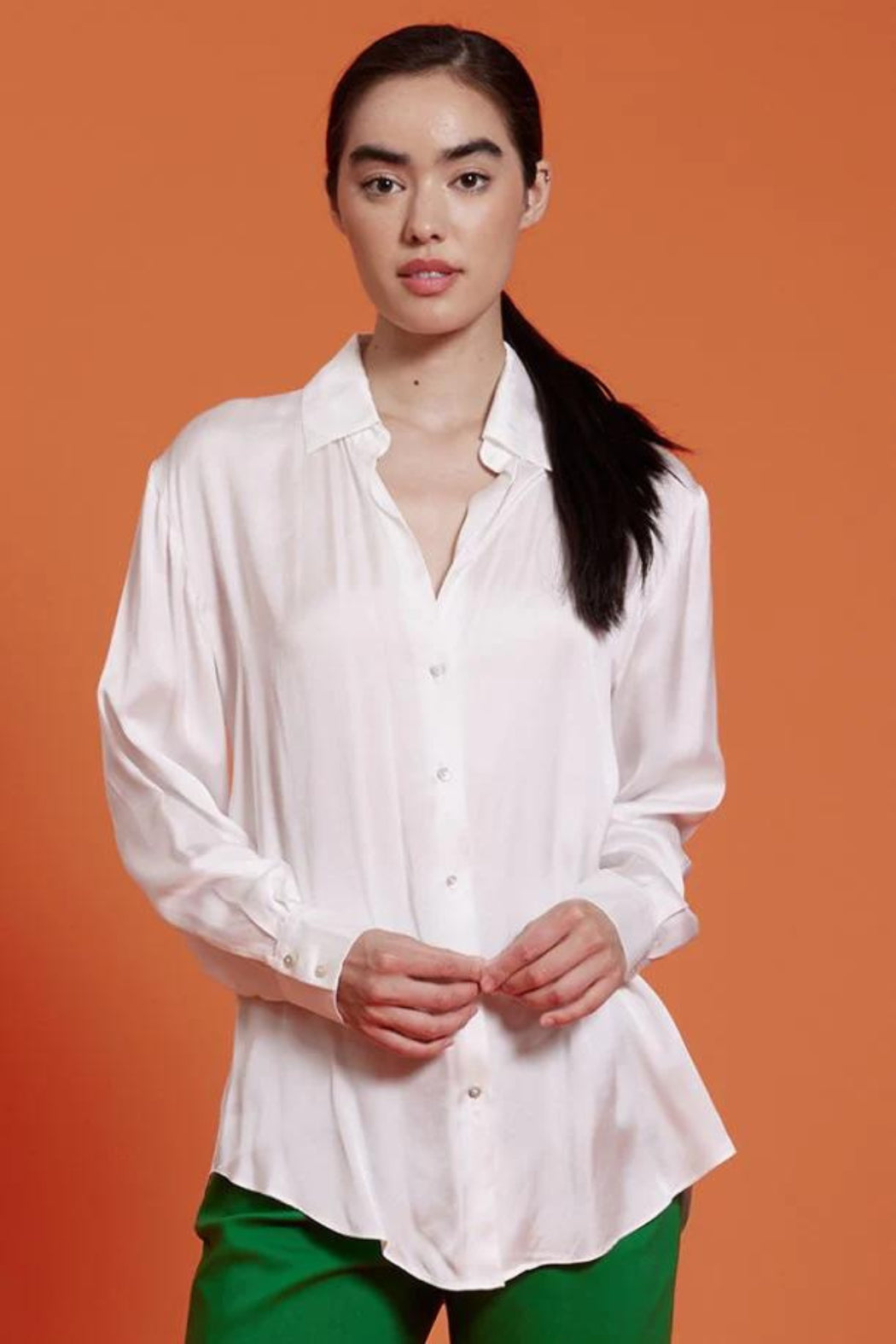 "Elena" Button Down Top