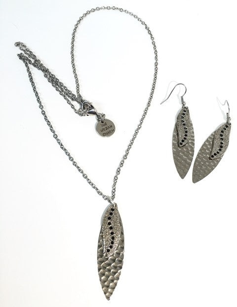 Silver Navette Sun Rays Silver Earrings