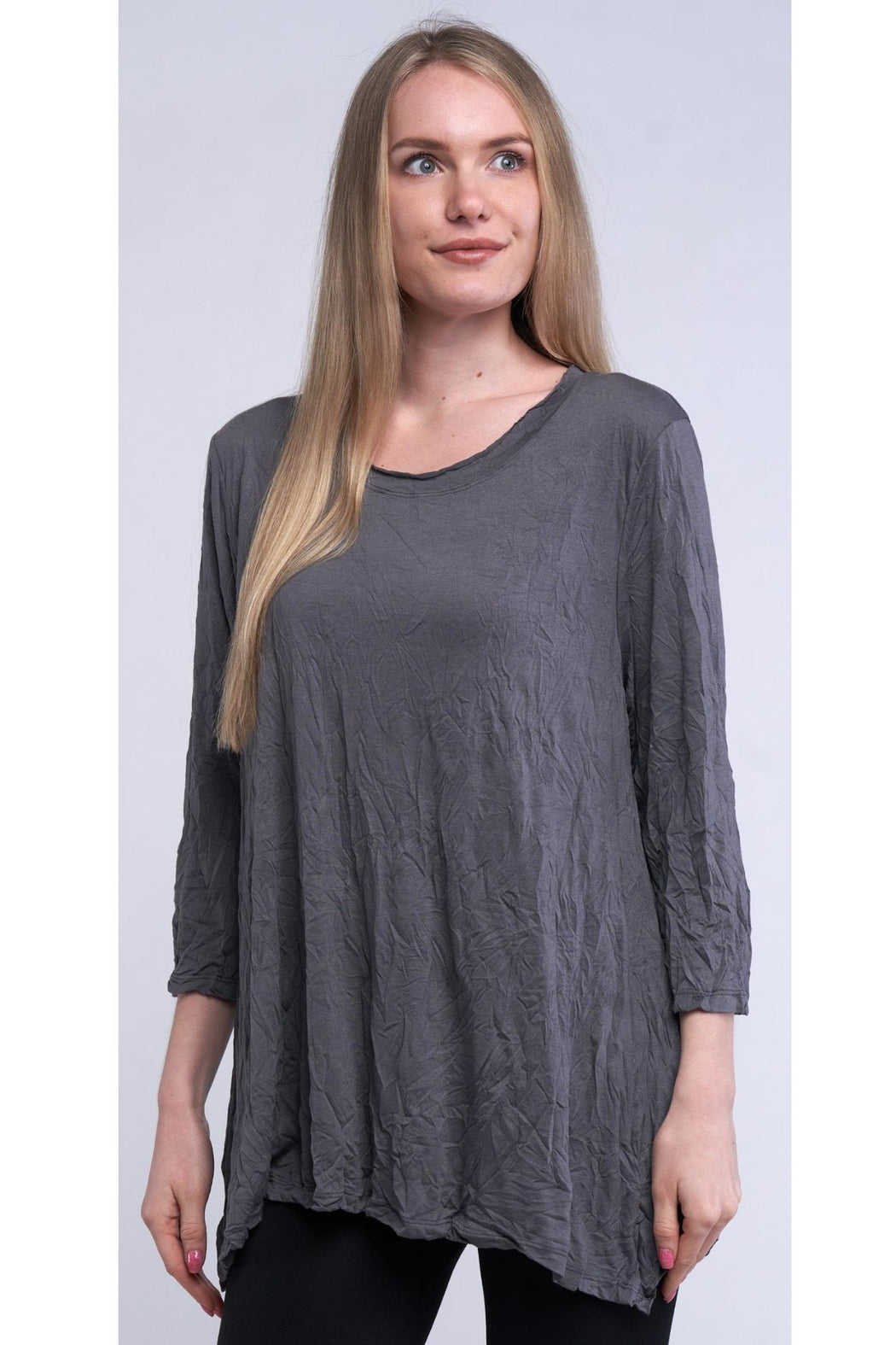 Slate Crinkle Top