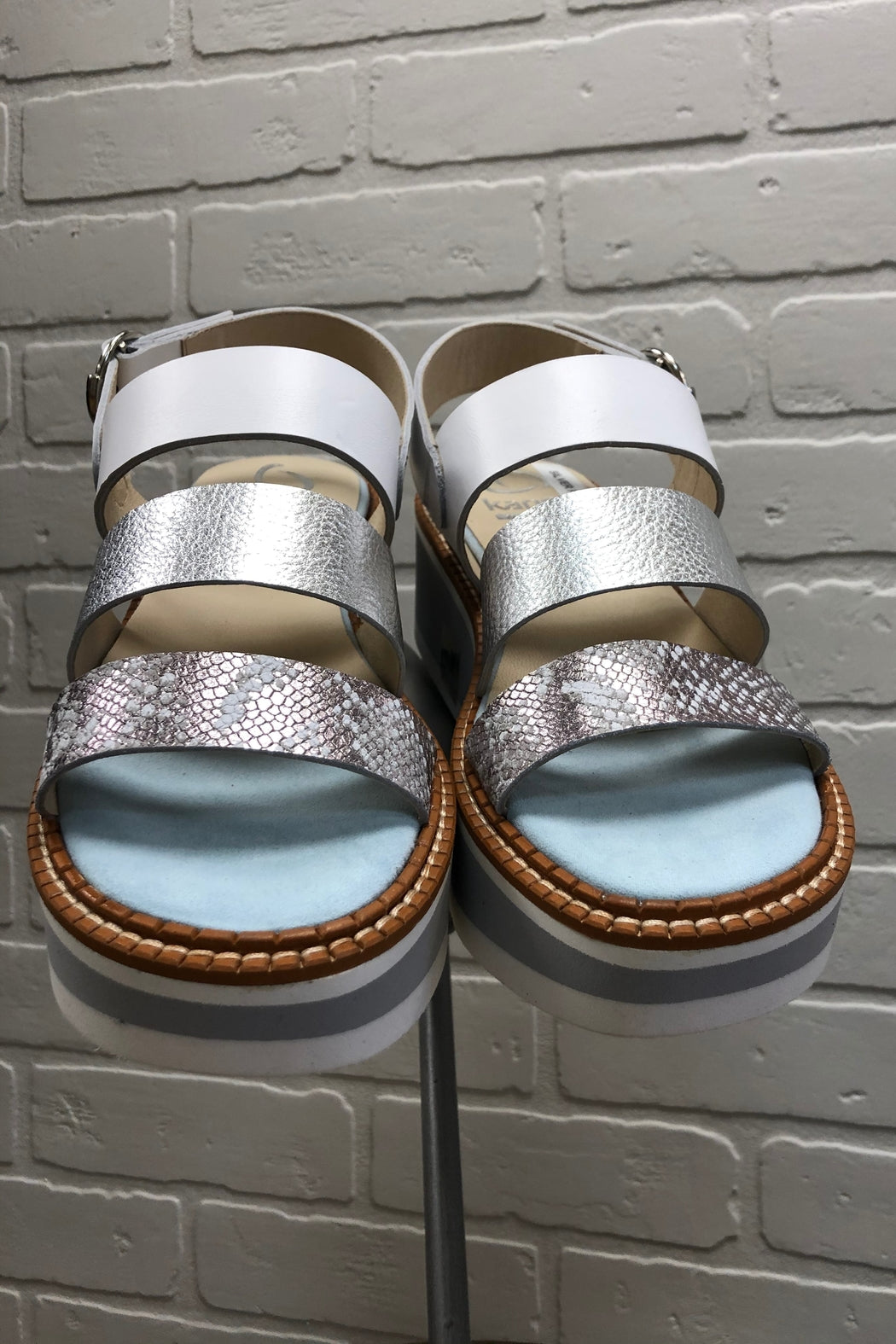 Silver Platform Sandal