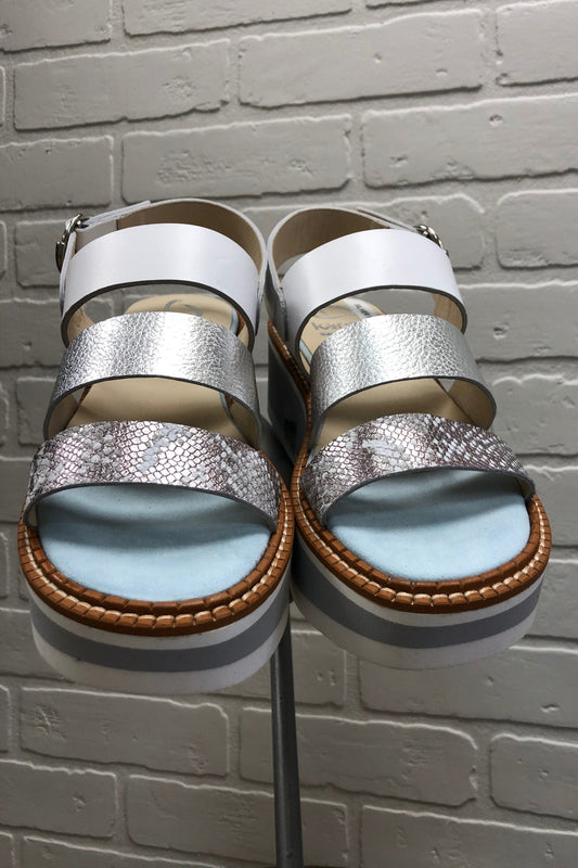 Silver Platform Sandal