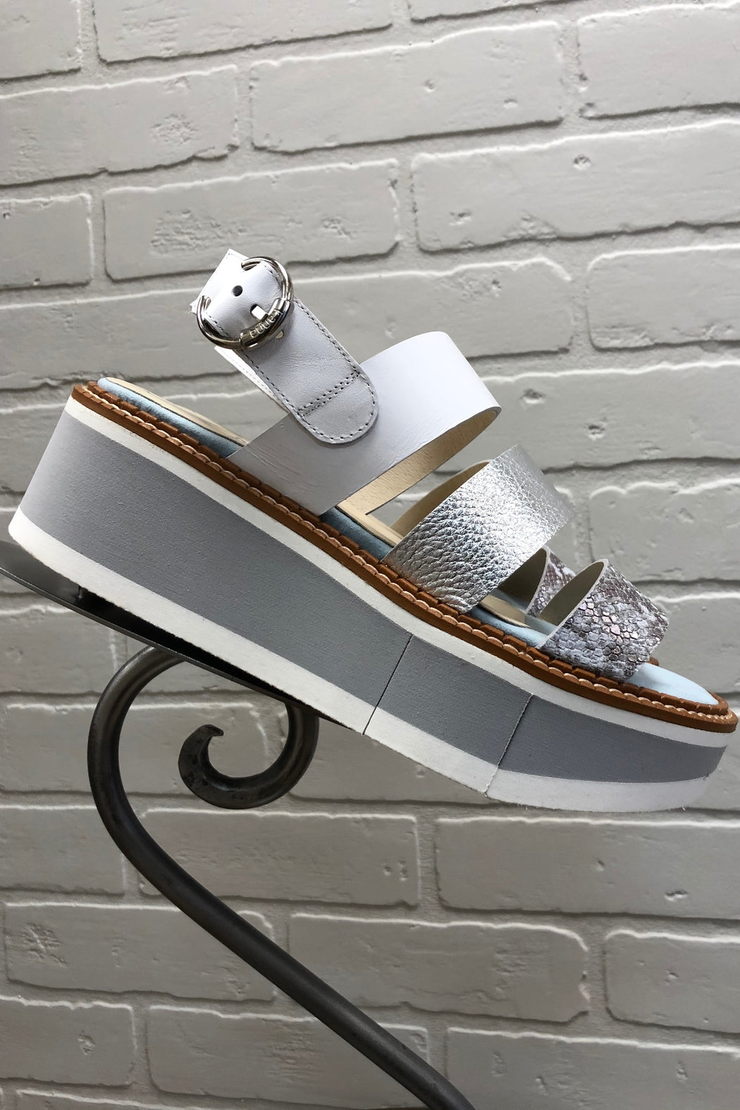Silver Platform Sandal