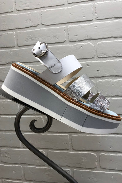 Silver Platform Sandal