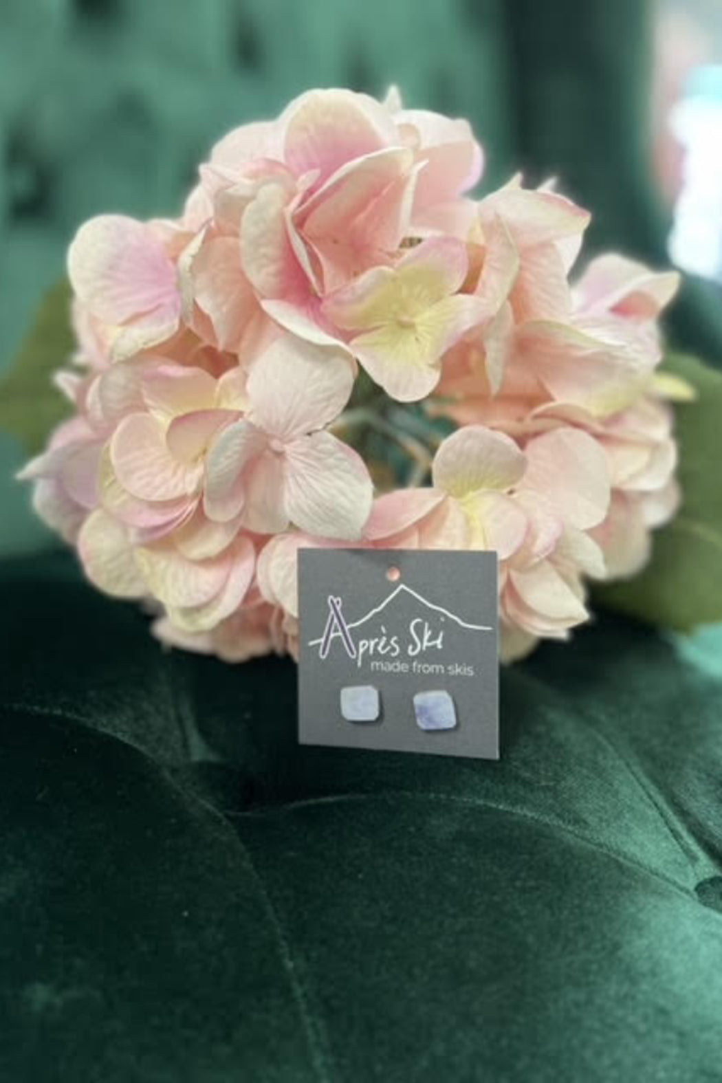 Slalom Stud Ski Earring - Stainless Steel