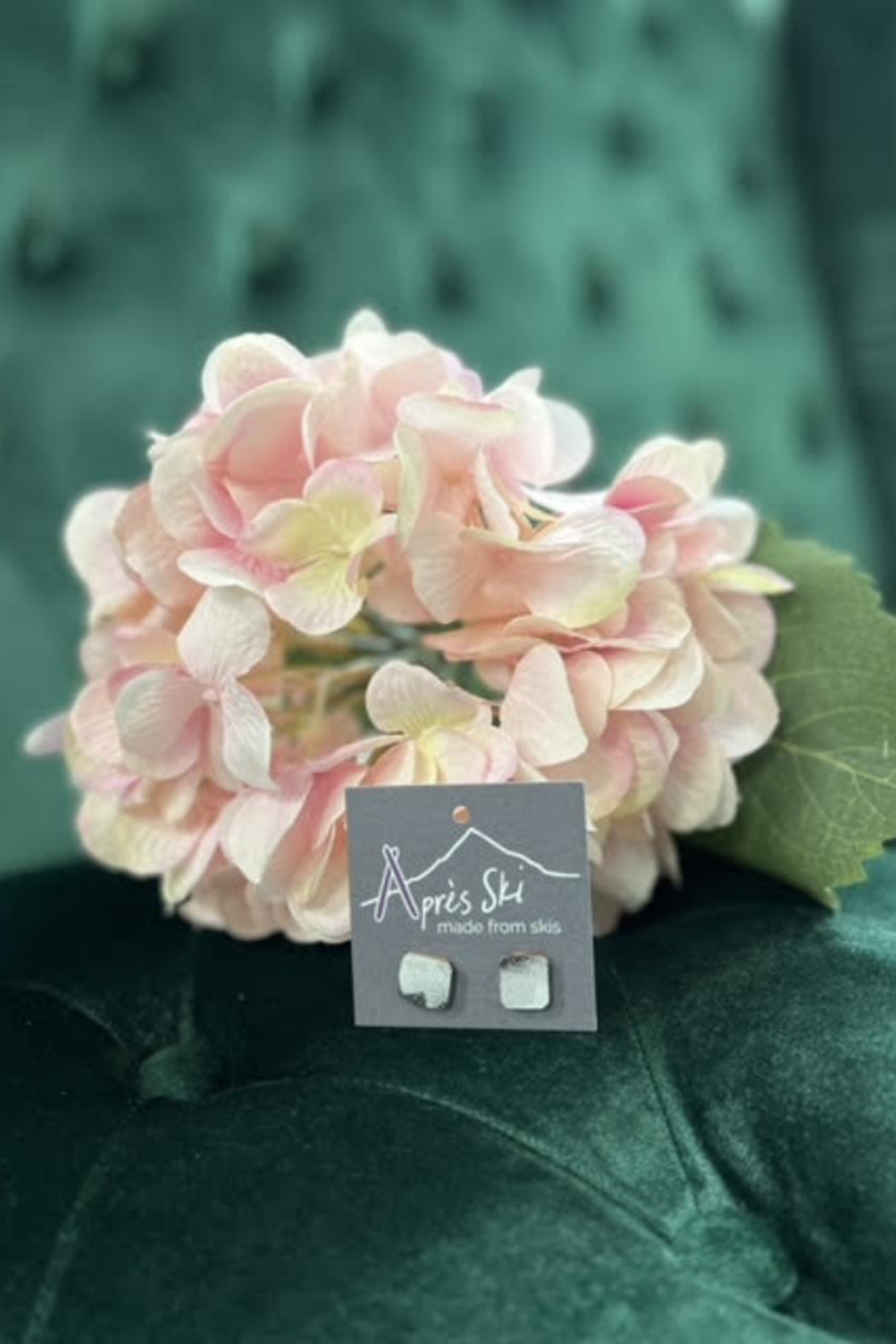 Slalom Stud Ski Earring - Stainless Steel