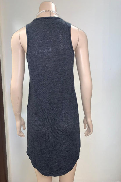 Slash Neck Tank Beach Coverup