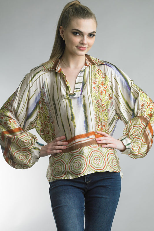Silk Poets Blouse