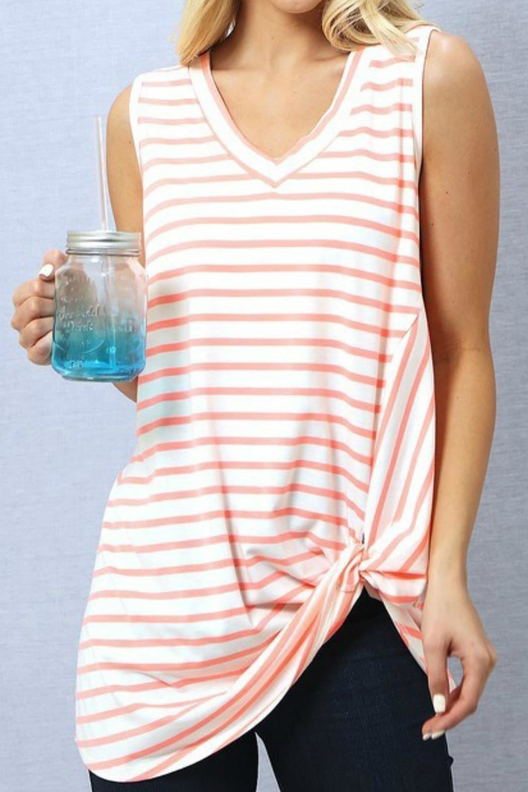 Sleeveless Front Knot